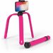 3POD, selfie stick, trepied flexibil cu telecomanda bluetooth, roz, Zbam